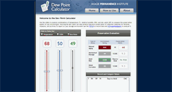 Desktop Screenshot of dpcalc.org